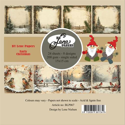 By Lene Early christmas 3x8design 15x15cm 200g